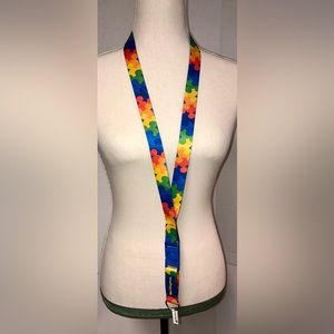 DISNEY Mickey Mouse Head & Ears Lanyard Multiple Colors Walt Disney NWT